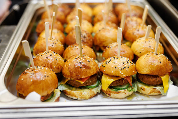 Gourmet Mini Burgers Catering